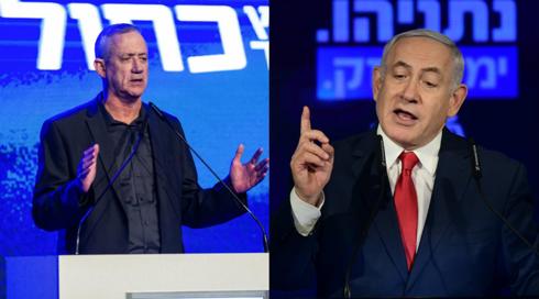 גנץ מבהיר: "לא אשב עם נתניהו בממשלה" (1)