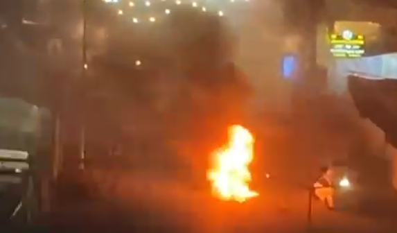 הרכב שהותקף בג'נין