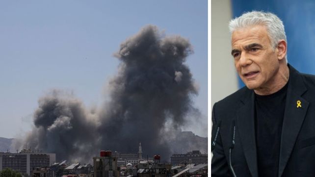 לפיד בביקורת על התקיפה בדמשק
