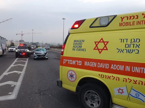 זירת התאונה ברמלוד