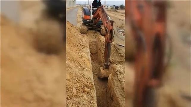 חפירת שב"ס בכלא אשל ליד באר שבע