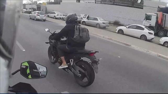 מרדף אחר אופנוען שרכב ב-190 קמ"ש – בלי רישיון