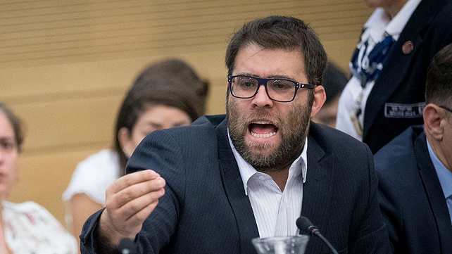 ח"כ אורן חזן בדיון בוועדה בכנסת