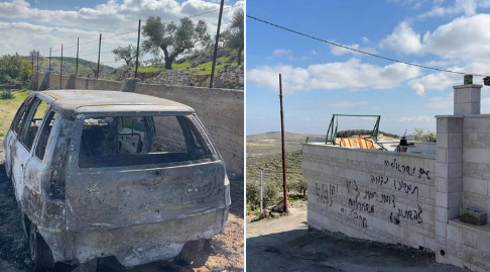 כלי רכב הוצתו בכפר הנוצרי טייבה: "יש פחד בקרב התושבים"