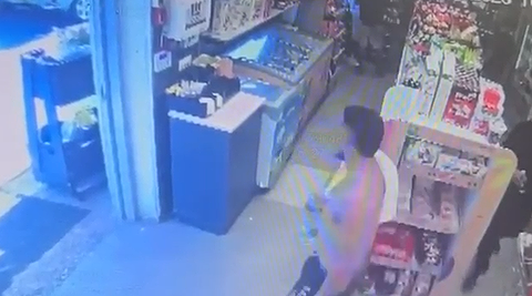 תיעוד של הנעדר אלדר דיין בתחנת דלק