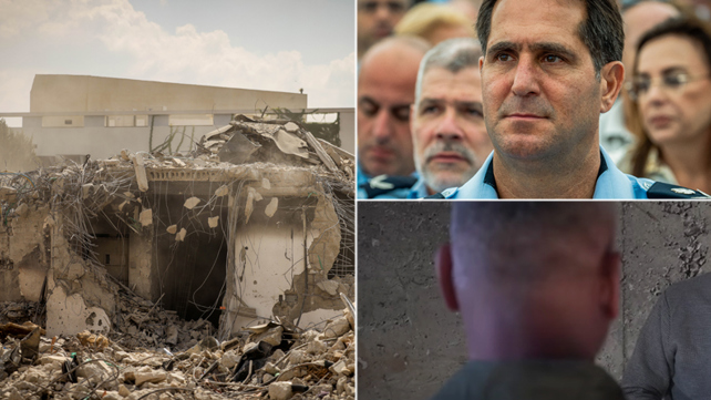 מפקד מחוז דרום במשטרה ניצב אמיר כהן ומפקד הימ"מ תנ"צ ח'