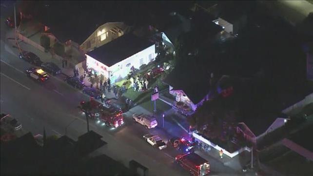 זירת אירוע הירי במסיבת ליל כל הקדושים בקליפורניה, 30.10.19