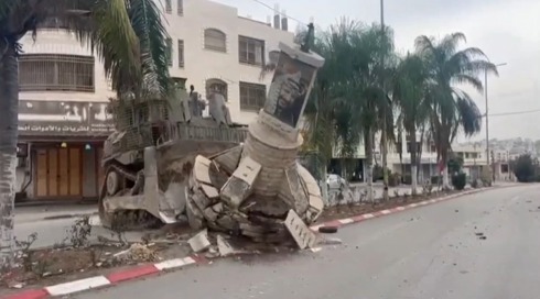 7 מחבלים חוסלו בטולכרם, אנדרטה של יאסר ערפאת נהרסה