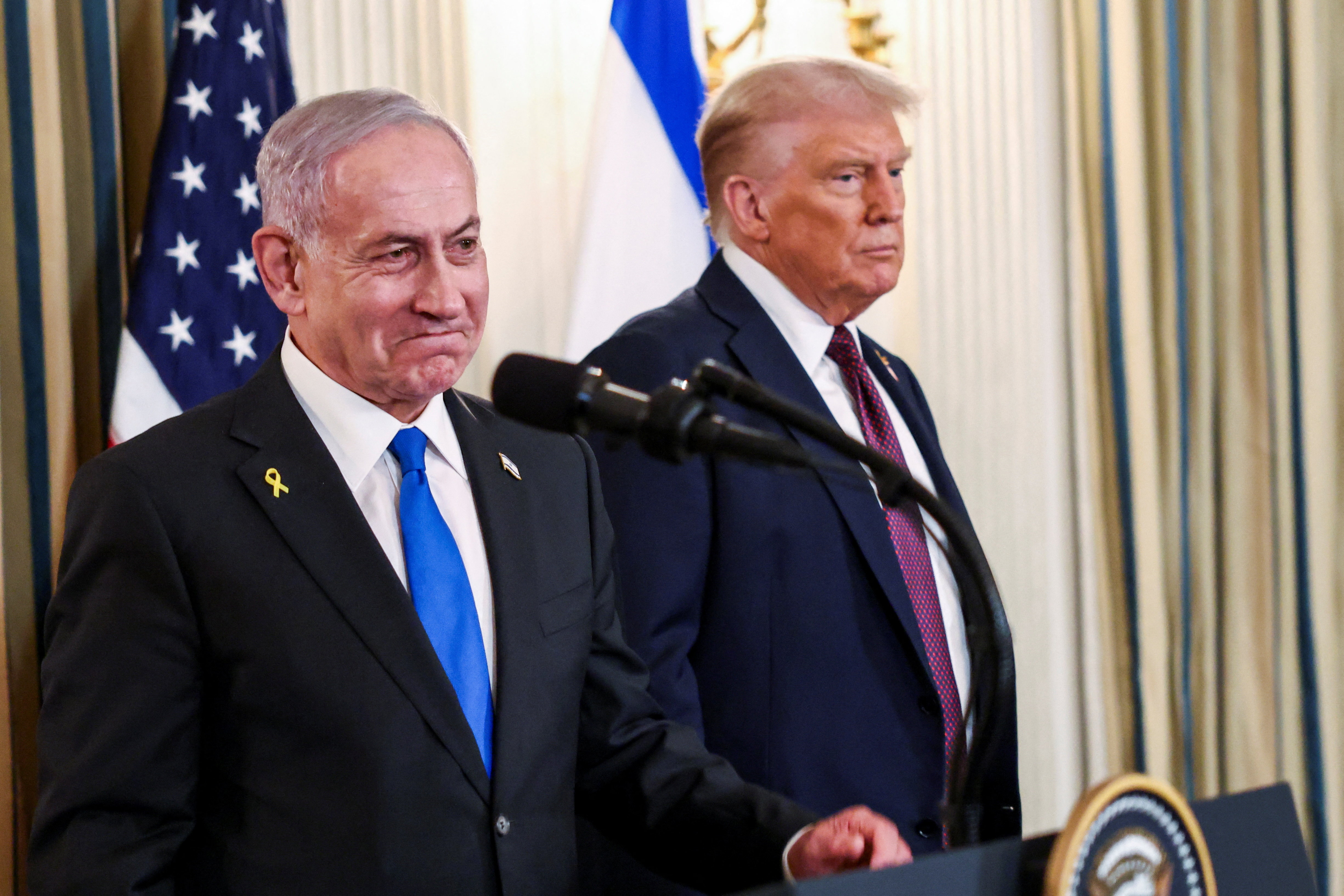 טראמפ ונתניהו בבית הלבן