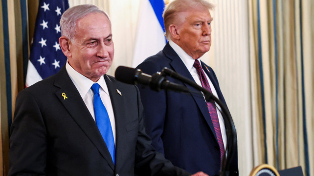 טראמפ ונתניהו בבית הלבן