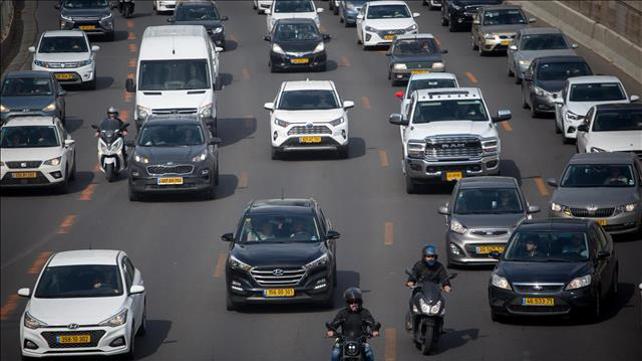 נתיבי איילון, עומסי תנועה, פקקי תנועה, 30.03.21