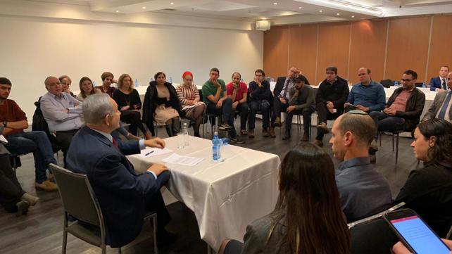 נתניהו בפגישה עם גורמים בציונות הדתית