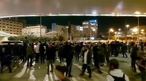מחאת סנדק: שישה עצורים בהפגנה בכניסה לירושלים