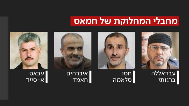 עבדאללה ברגותי, חסן סלאמה, איברהים חאמד, עבאס א-סייד