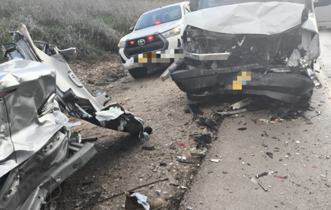 תאונת דרכים בכביש 35 סמוך לצומת נחושה