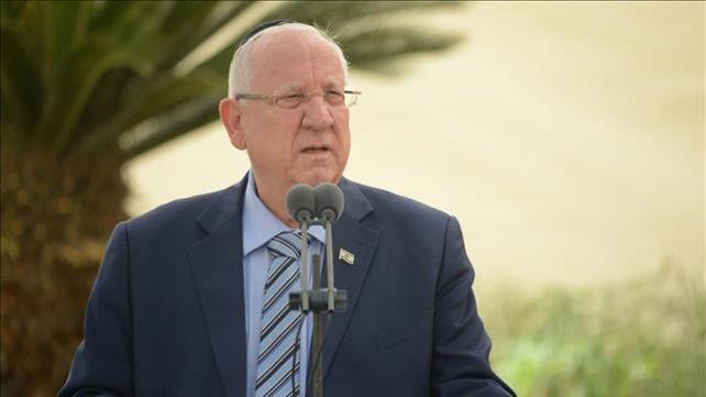 ראובן ריבלין בטקס האזכרה לחללי אלטלנה