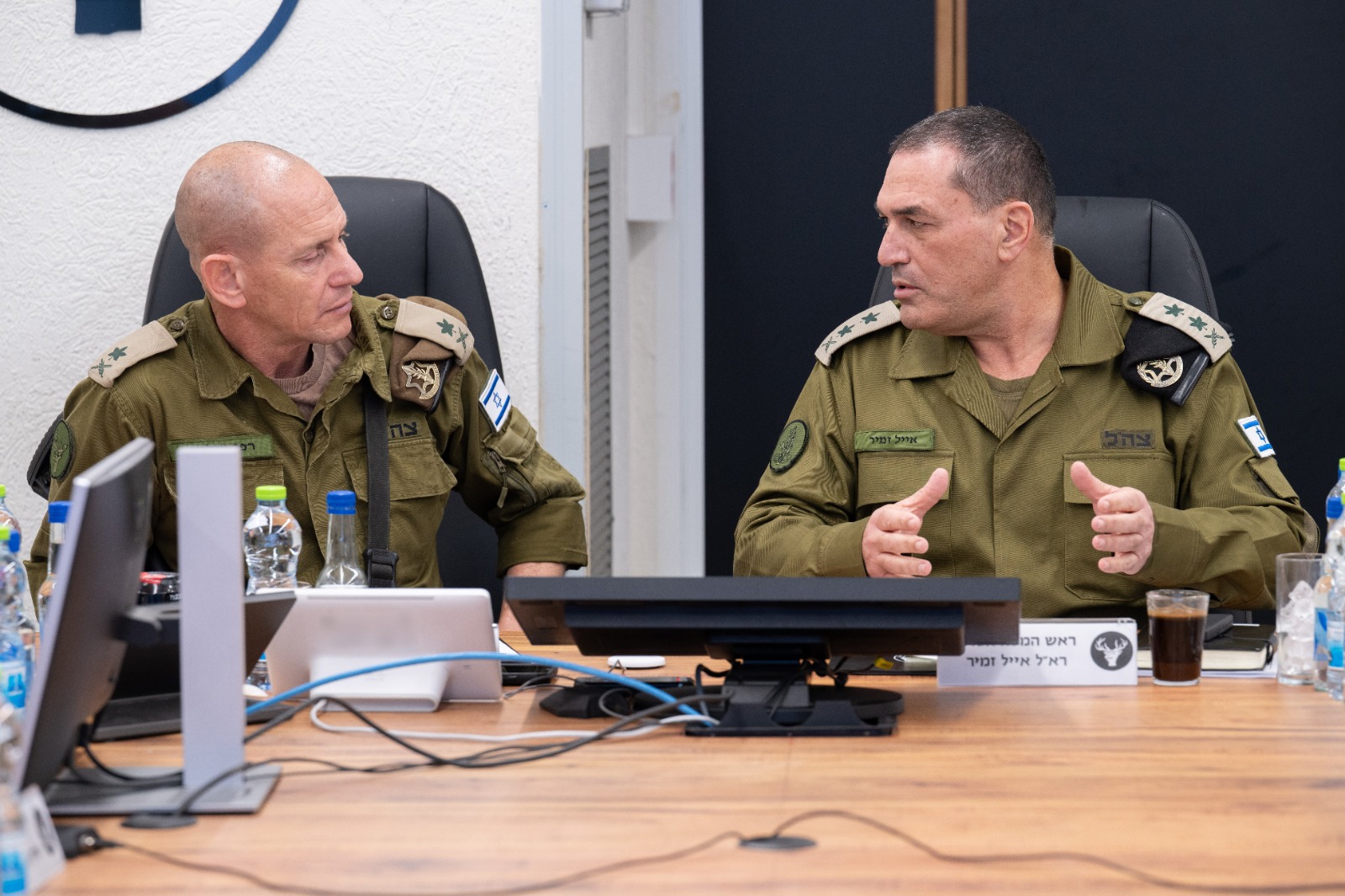 הרמטכ"ל אייל זמיר ומפקד פיקוד הצפון רפי מילוא