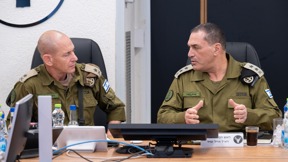 הרמטכ"ל אייל זמיר ומפקד פיקוד הצפון רפי מילוא