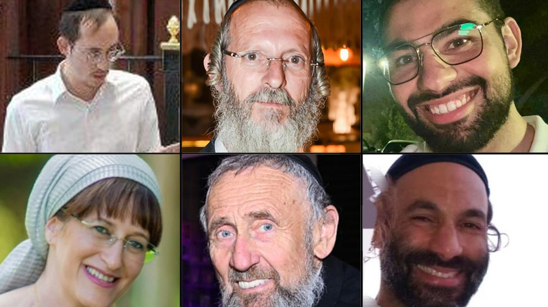 יעקב פינטו, לוי יצחק פש, יוסף דוד, ישראל מנצר, מרדכי שטיינצג ושרה מנדלסון שנרצחו בפיגוע הירי בירושלים