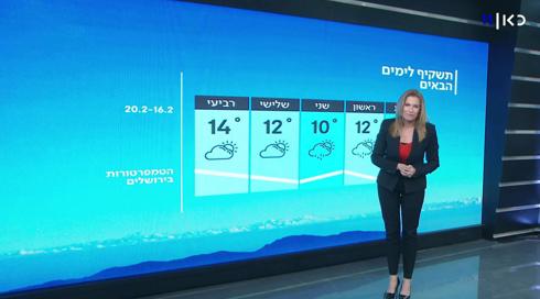 תחזית מזג האוויר: התקררות וגשם בצפון