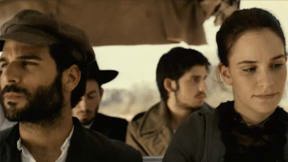 יחיאל ופאינה בדרך לביתם החדש בגליל. 25.11.2011