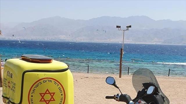 אזור הטביעה באילת יום שבת 28 בספטמבר