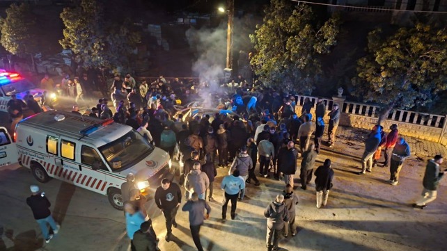תיעוד מהזירה בבינת ג'בייל