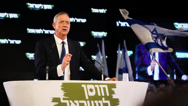 בני גנץ בנאום הפוליטי הראשון 
