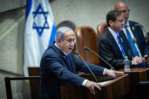 ראש הממשלה בנימין נתניהו בכנסת, אוקטובר 2024