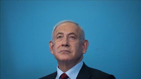 בנימין נתניהו במשרד רה