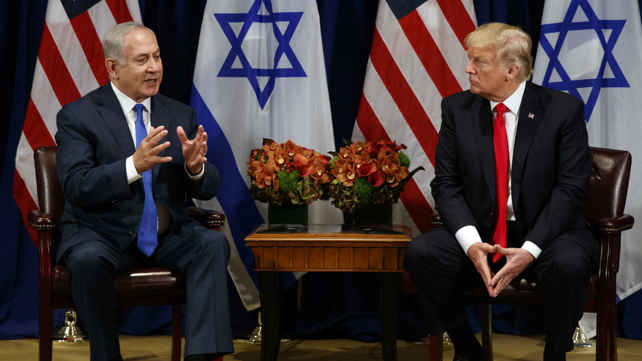 נתניהו וטראמפ לפני פגישתם