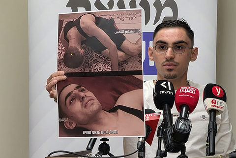 שורד השבי רום ברסלבסקי בכנסת, מאי 2026