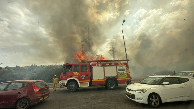 שריפת שטחים פתוחים בצומת שילת, 02.06.23