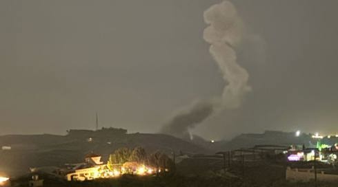 צה"ל: תקפנו אתרים צבאיים של חיזבאללה בדרום לבנון