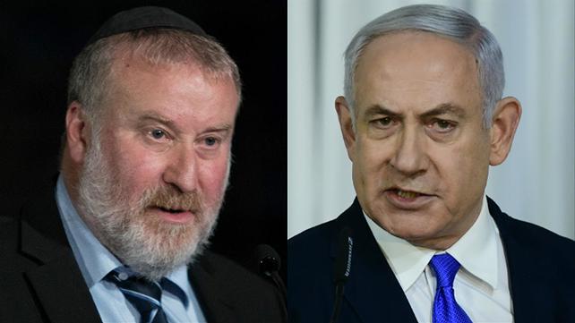 בנימין נתניהו ואביחי מנדלבליט