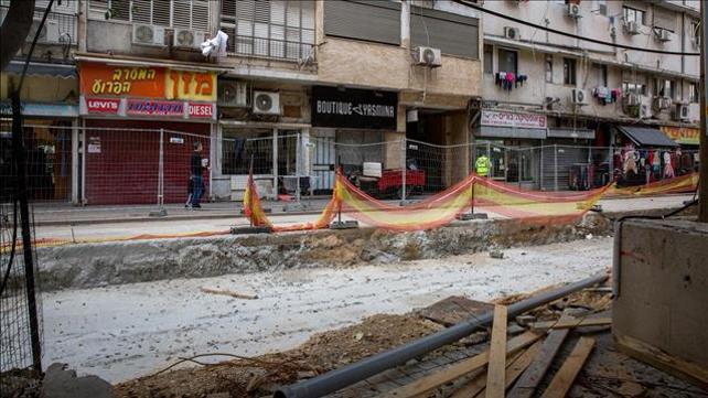 רכבת קלה, נת"ע, יפו, עבודות