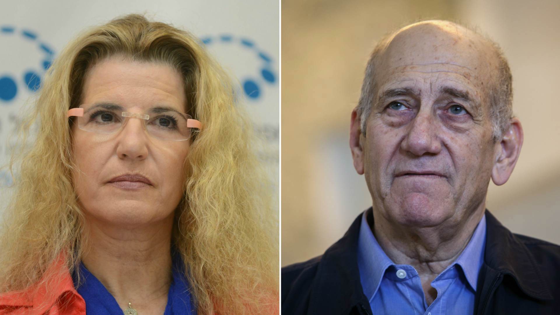 אהוד אולמרט והדס שטייף