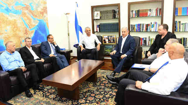 הפגישה במשרד ראש הממשלה