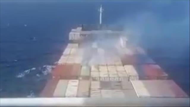ספינת המטען האיראנית, שלטענת איראן נפגעה בפעולת טרור