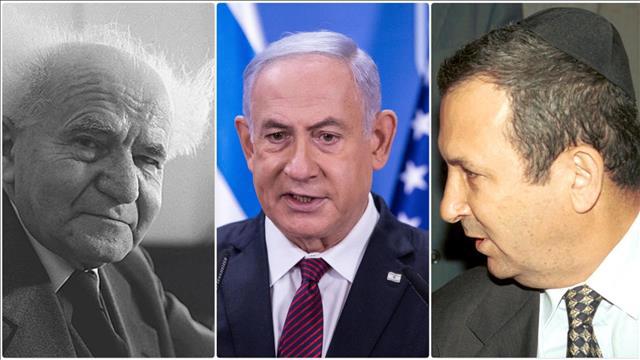 ברק, נתניהו, בן גוריון 