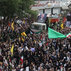 Haniyeh funeral procession in Tehran