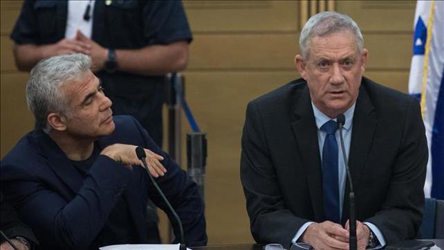 בני גנץ ויאיר לפיד