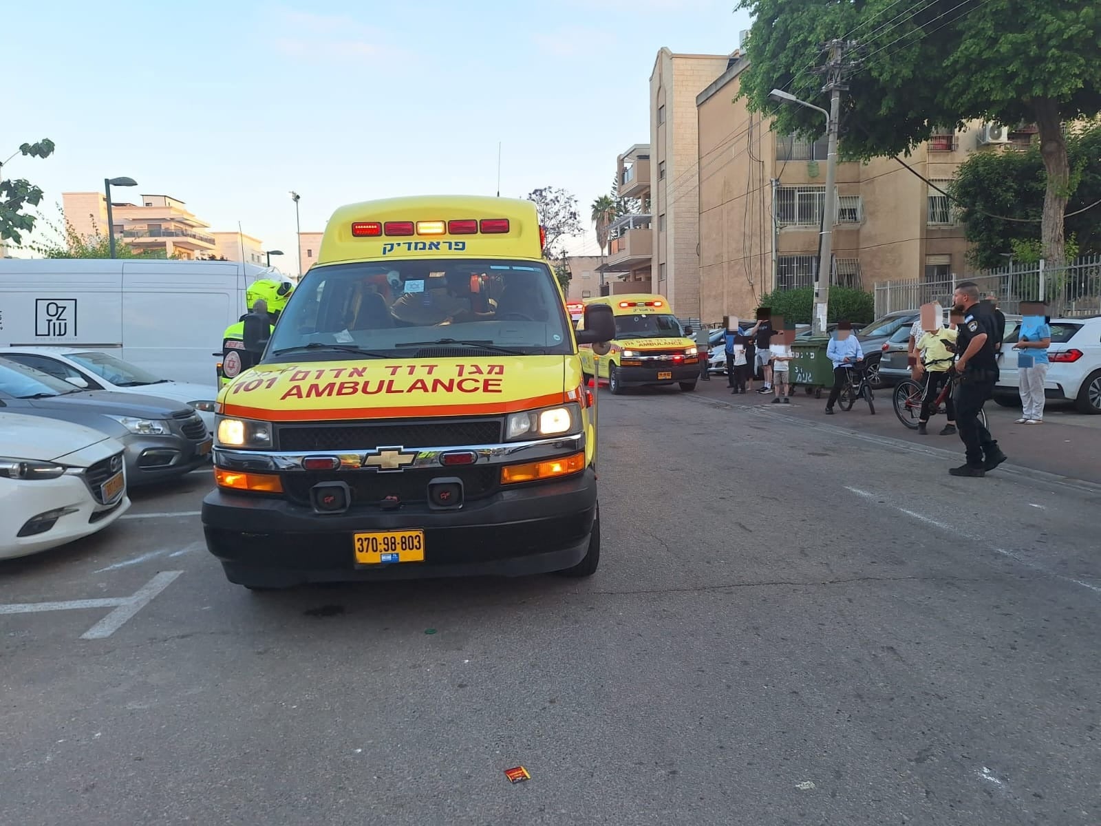 אמבולנס מד"א בזירה בקרית אתא
