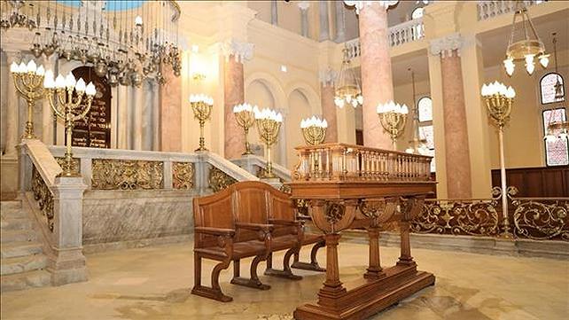 בית הכנסת אליהו הנביא שבאלכסנדריה לאחר שיפוץ 21.12.19