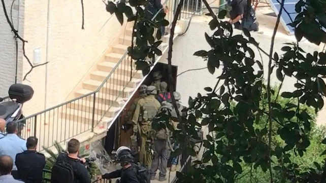 זירת תקיפת הקשישים בחיפה