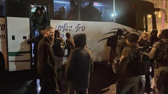הפגנת פעילי ימין בשייח ג'ראח
