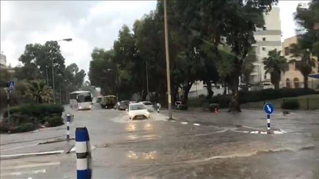 הצפות ביבנה - 9.12.2019