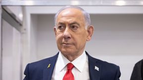 ראש הממשלה בנימין נתניהו בבית המשפט המחוזי בתל אביב, בחודש אוקטובר