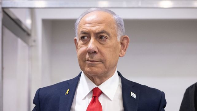 ראש הממשלה בנימין נתניהו בבית המשפט המחוזי בתל אביב, בחודש אוקטובר
