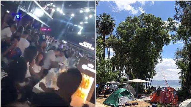 מפרים הוראות משרד הבריאות וחוגגים בכינרת 29 במאי